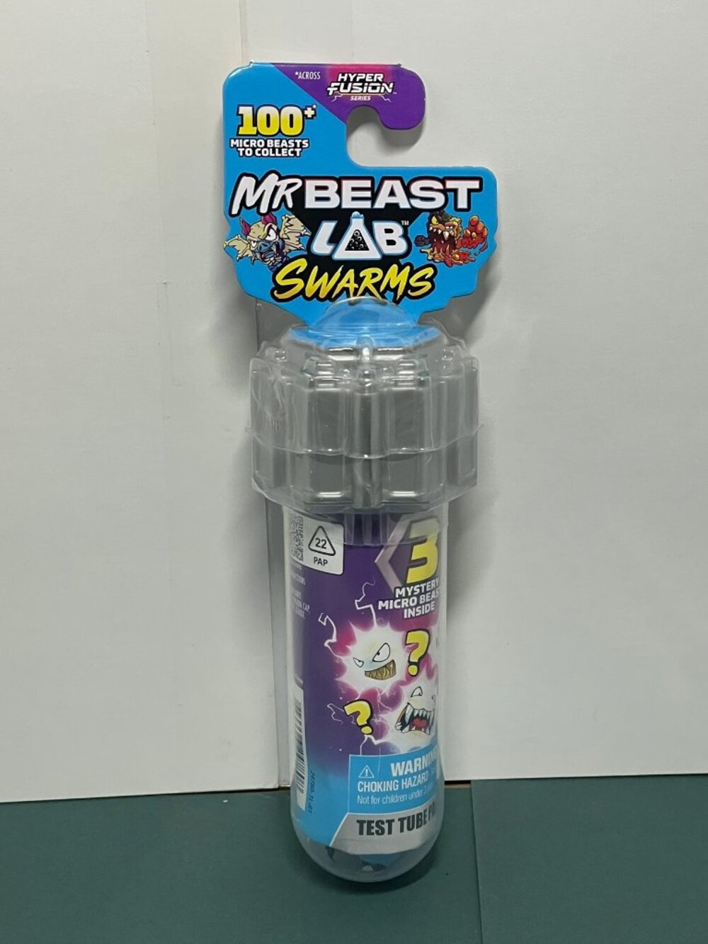 Mr Beast Lab Swarms Hyper Fusion Series Test Tube Pack Mystery Micro Beasts 5+